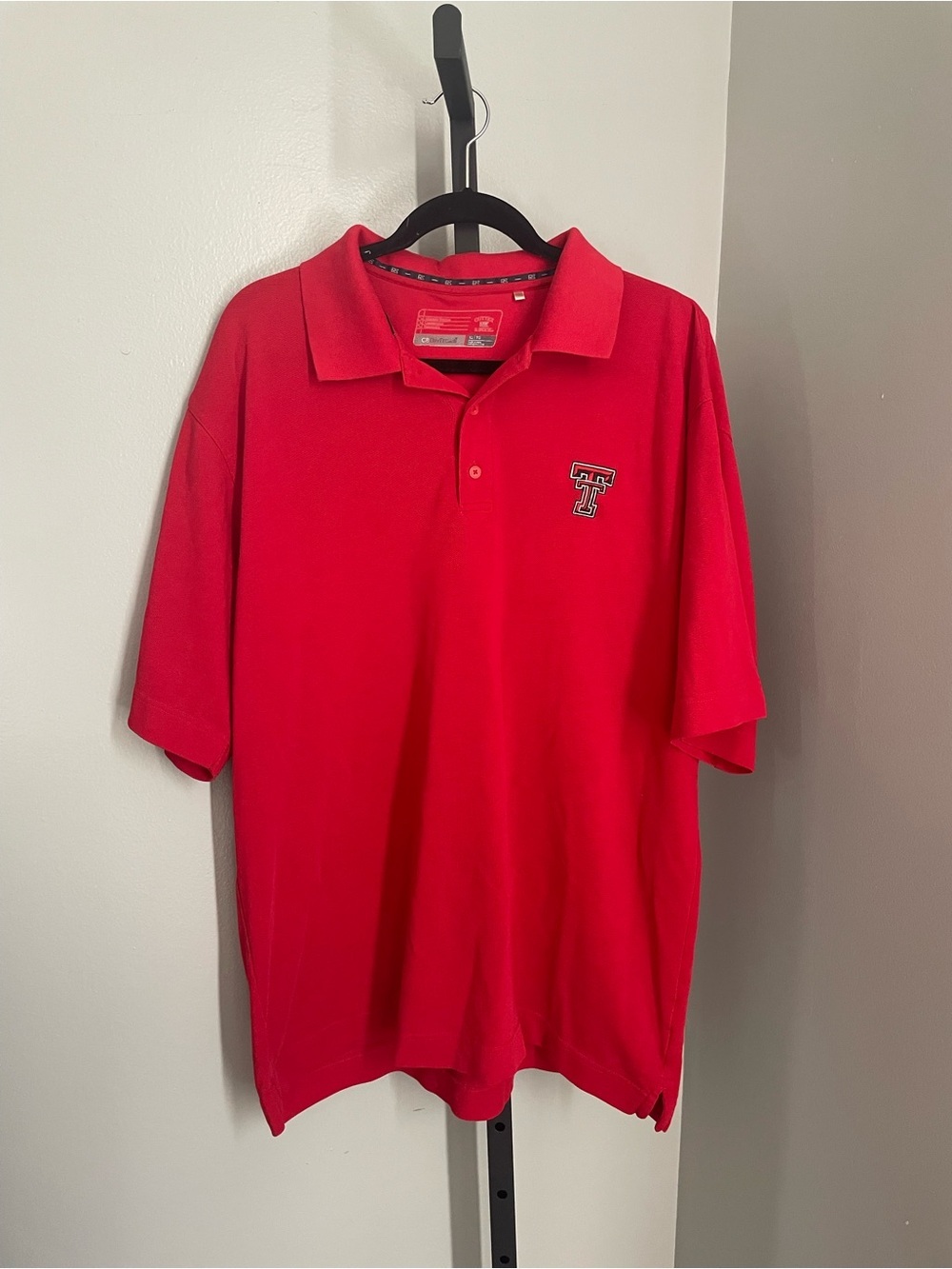Cutter and Buck Texas Tech Red Polo Size XL